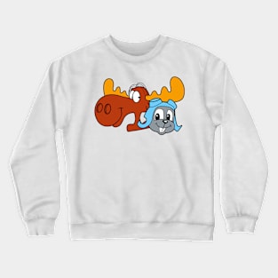 Rocky and Bullwinkle Crewneck Sweatshirt